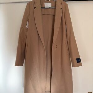 Babaton Tan Trench Coat